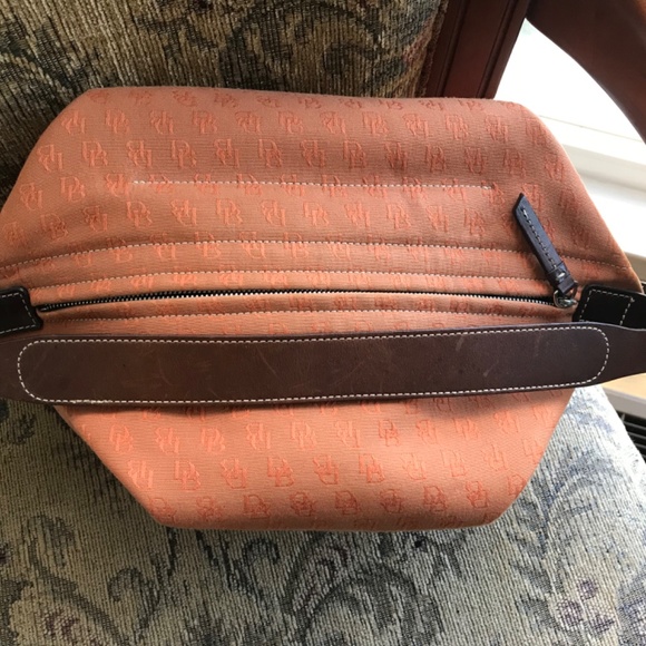 Dooney & Bourke Canvas Signature Hobo Bag - Picture 4 of 6